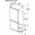 Réfrigérateur combiné encastrable SIEMENS KB96NNSE0, iQ100 – Image 6