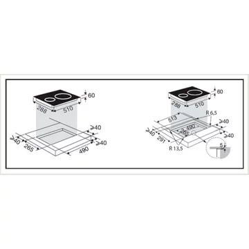 Domino induction BRANDT BPI3329B – Image 4