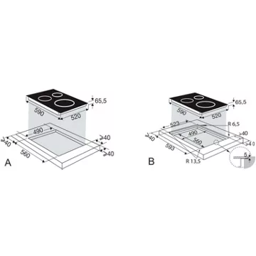 Table induction SAUTER SPI9364B – Image 3