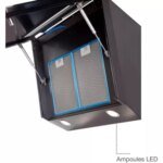 Hotte décorative murale inclinée ESSENTIELB EHDD 914ni – Image 5