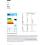 Hotte décorative murale FALMEC VERSO1420 Noire 85cm MURALE – Image 6