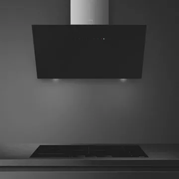 Hotte décorative murale inclinée SMEG KICV90BL2 – Image 7