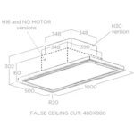 Hotte plafond ELICA SKYDOME H30 A/100 Aspirante – Image 3