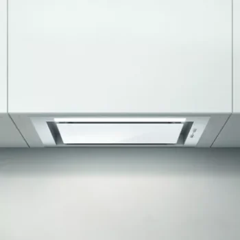 Hotte encastrable 							ELICA				HIDDEN IXGL/A/60 Acier inox + verre blanc