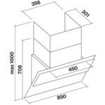 Hotte décorative murale FALMEC VERSO NRS 1410 – Image 8