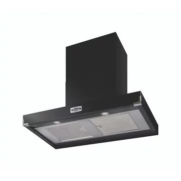 Hotte décorative murale FALCON PKR110 CONTEMP NOIR CHROME