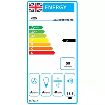 Hotte décorative murale AGA AGA-HOOD-990 PH-LIN – Image 3