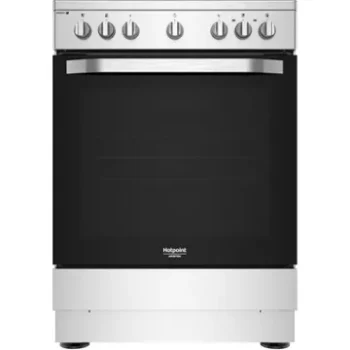 Cuisinière mixte							HOTPOINT				HS68M8PCX/FR