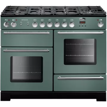 Piano de cuisson gaz FALCON INFUSION 110 VERT MINERAL MAT CHROME