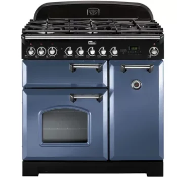 Piano de cuisson gaz							FALCON				CLASSIC DELUXE 90 ROCHE BLEUE LAITON