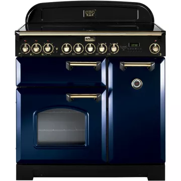 Piano de cuisson vitrocéramique FALCON CLASSIC DELUXE 90 BLEU ROI LAITON