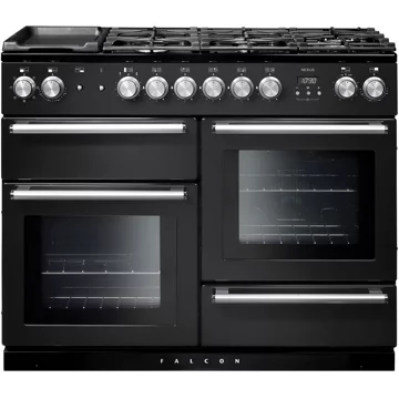 Piano de cuisson mixte FALCON NEXUS 110 CHARBON Mat satiné CHROME