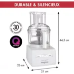 Robot multifonction MAGIMIX CS 5200 XL Premium Blanc – Image 17