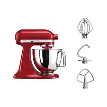 Robot pâtissier							KITCHENAID				5KSM125EER Artisan Rouge Empire