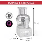 Robot multifonction MAGIMIX CS 3200 XL Blanc 18370F – Image 17