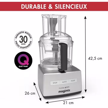 Robot multifonction MAGIMIX CS4200 XL Chrome Mat 18471F – Image 15