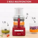 Robot multifonction MAGIMIX CS 4200 XL 18474F Rouge – Image 10