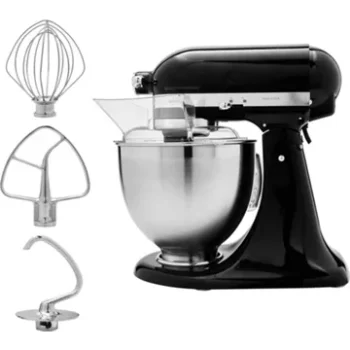 Robot pâtissier							KITCHENAID				5KSM185PSEOB Artisan Noir