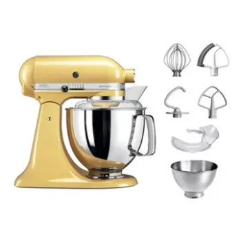 Robot pâtissier							KITCHENAID				5KSM175PSEMY ARTISAN Jaune Pastel