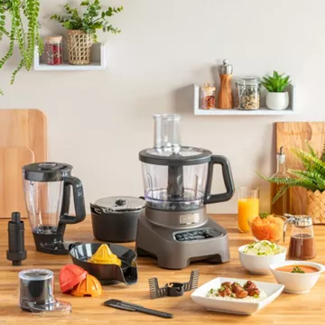 Robot multifonction MOULINEX FP827E10 Double Force Silver + 10 access – Image 8