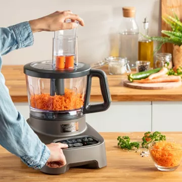 Robot multifonction MOULINEX FP827E10 Double Force Silver + 10 access – Image 7