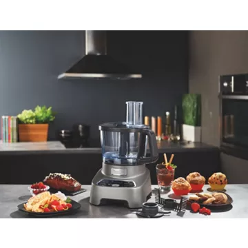 Robot multifonction MOULINEX FP827E10 Double Force Silver + 10 access – Image 4