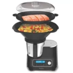 Robot cuiseur MOULINEX Clickchef noir HF456810 + cuiseur vapeur – Image 40