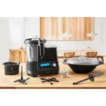 Robot cuiseur MOULINEX Clickchef noir HF456810 + cuiseur vapeur – Image 22