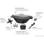 Robot cuiseur MOULINEX Clickchef noir HF456810 + cuiseur vapeur – Image 17