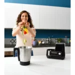 Robot cuiseur MOULINEX Clickchef noir HF456810 + cuiseur vapeur – Image 3