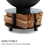 Brasero BLUMFELDT Savage 2.0 Ø60 cm - Noir – Image 6
