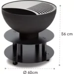 Brasero BLUMFELDT Savage 2.0 Ø60 cm - Noir – Image 2