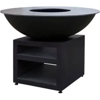 Brasero							QUOCO				Piatto Extra Large Noir Ø130 - Quoco
