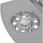 Barbecue gaz VIDAXL Acier inoxydable Argent – Image 4