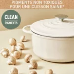 Cocotte TEFAL Fonte LOV faitout 29cm beige – Image 4