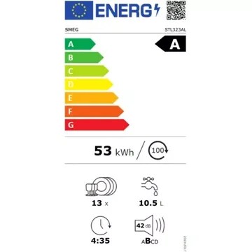 Lave vaisselle encastrable SMEG STL323AL – Image 11
