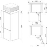 Réfrigérateur combiné SMEG RC18XDNC – Image 2