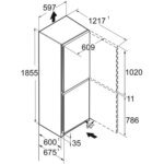 Réfrigérateur combiné LIEBHERR CND1853-2 – Image 2