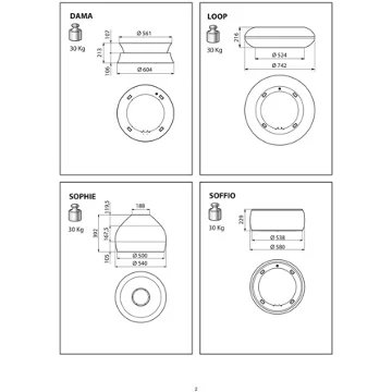 Hotte décorative îlot FALMEC SOPHIE2220 – Image 5