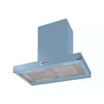 Hotte décorative murale FALCON PKR110 CONTEMP NOIR CHROME