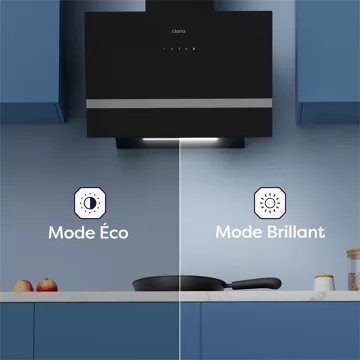 Hotte décorative murale inclinée CIARRA CD6736HB – Image 4