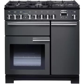 Piano de cuisson gaz FALCON Pro DELUXE 90 CM Gris Ardoise /Chrome