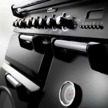 Piano de cuisson gaz FALCON DELUX90 MIXT NOIR/CHROME – Image 4