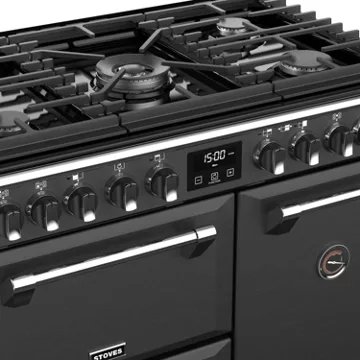 Piano de cuisson gaz STOVES RICHMOND DELUXE 90 DFT ANTHRACITE – Image 3