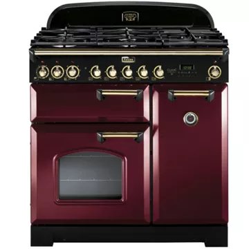 Piano de cuisson gaz FALCON DELUX90 ROUGE LAITON