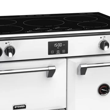 Piano de cuisson induction STOVES RICHMOND DELUXE 90 EI BLANC – Image 4