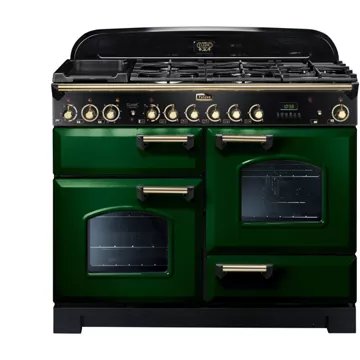 Piano de cuisson mixte FALCON CLASSIC DELUXE 110 VERT ANGLAIS LAITON