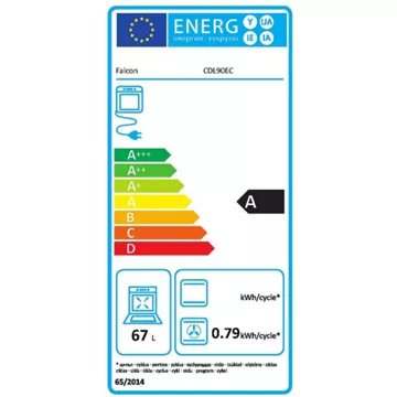 Piano de cuisson vitrocéramique FALCON CLASSIC DELUXE 90 NOIR CHROME – Image 3