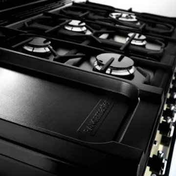 Piano de cuisson mixte FALCON CLASSIC DELUXE 110 GRIS PERLE LAITON – Image 6