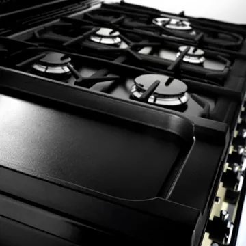 Piano de cuisson mixte FALCON CLASSIC DELUXE 110 BLEU ROI LAITON – Image 5